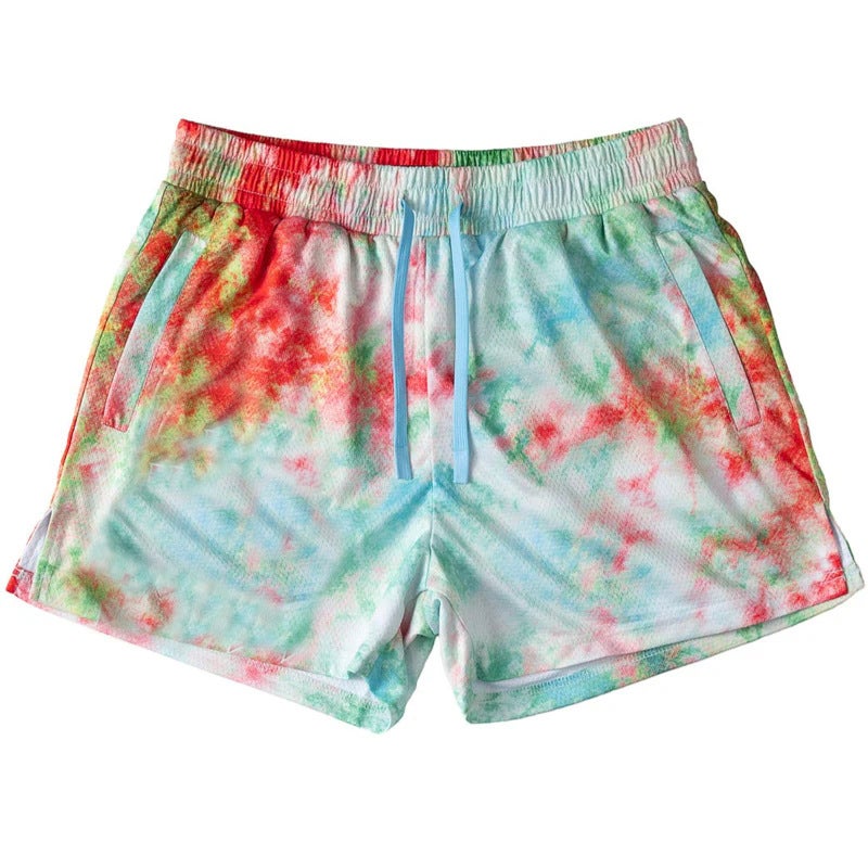 Summer American Sports Basketball Shorts Men'S But Knee Fitness Running Casual Sports Quarter Pants - Image 4